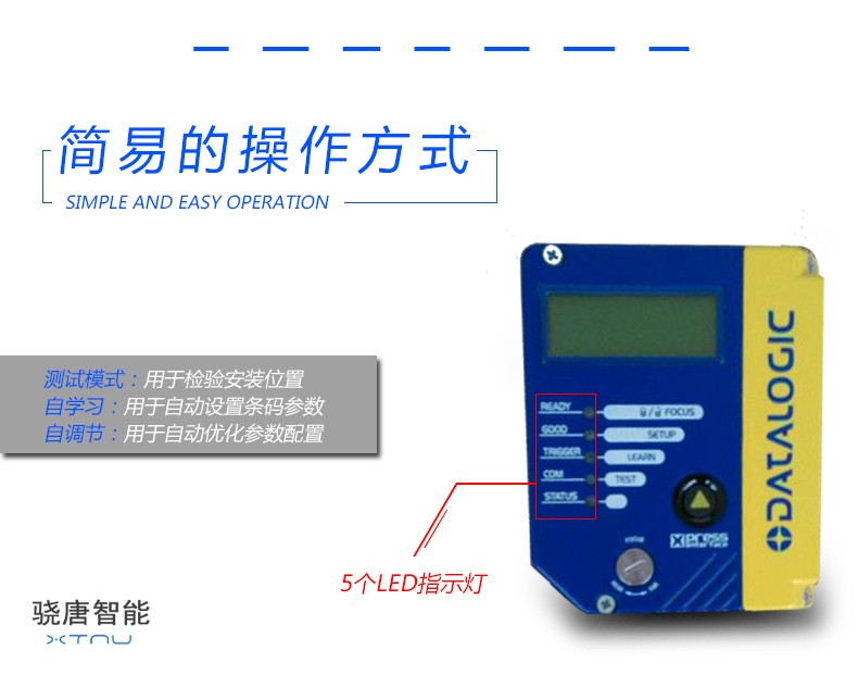 Datalogic DS4800條碼閱讀器具有簡易的操作方式