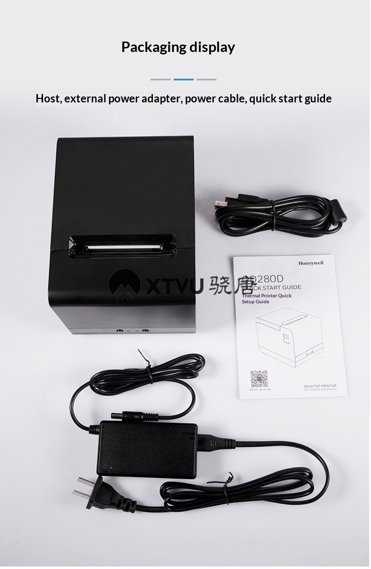 Honeywell OD286D Black Thermal Label/Take-out Receipt Printer USB/ Connection 56mm Paper 200dpi Super