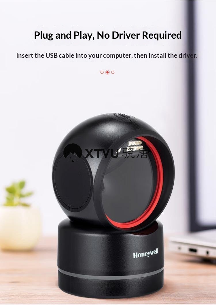 Honeywell HF680 2D Barcode Scanner Red/Black Options 1-Year Warranty Call Center Support for Supermarkets Retail Couriers